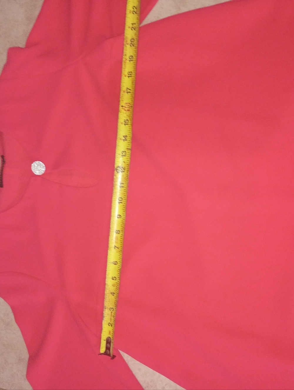 Tara Jarmon Coral Pink Bell-Sleeve Shift Dress - Picture 8 of 11